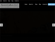 Tablet Screenshot of ancientgalleonllc.com